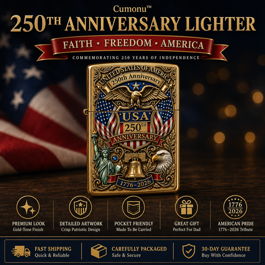 Cumonu™ Limited Edition 1776–2026 Semiquincentennial Commemorative Lighter