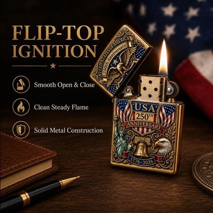Cumonu™ Limited Edition 1776–2026 Semiquincentennial Commemorative Lighter