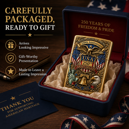 Cumonu™ Limited Edition 1776–2026 Semiquincentennial Commemorative Lighter
