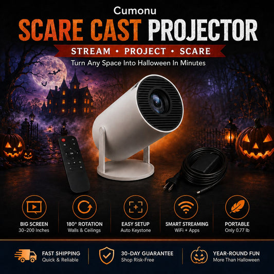 Cumonu™ Scare Cast Projector