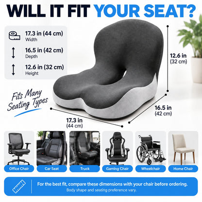 Cumonu™ ErgoEase Seat & Back Cushion